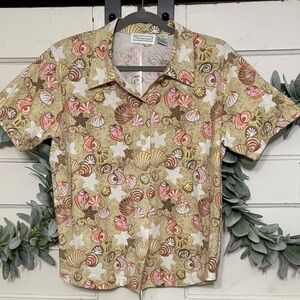 Vintage Shenanigans Sea Shell Top